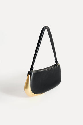 Shoulder Bag with Metal