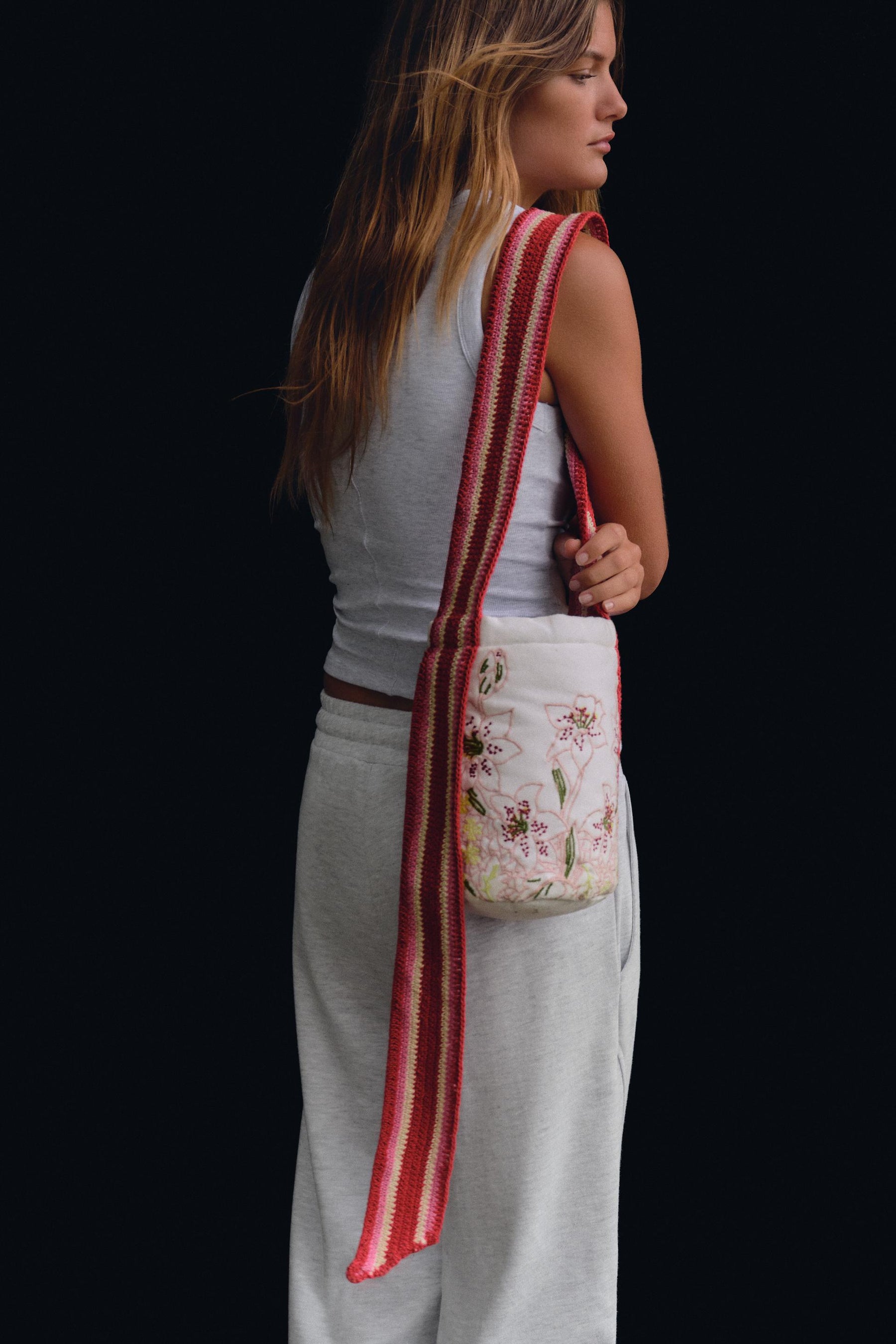 Mini Fabric Bucket Bag