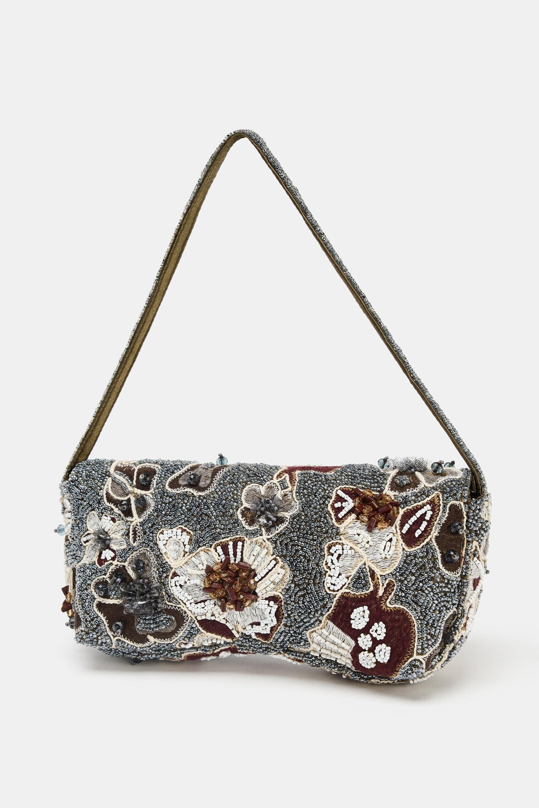 BEADED SHOULDER BAG