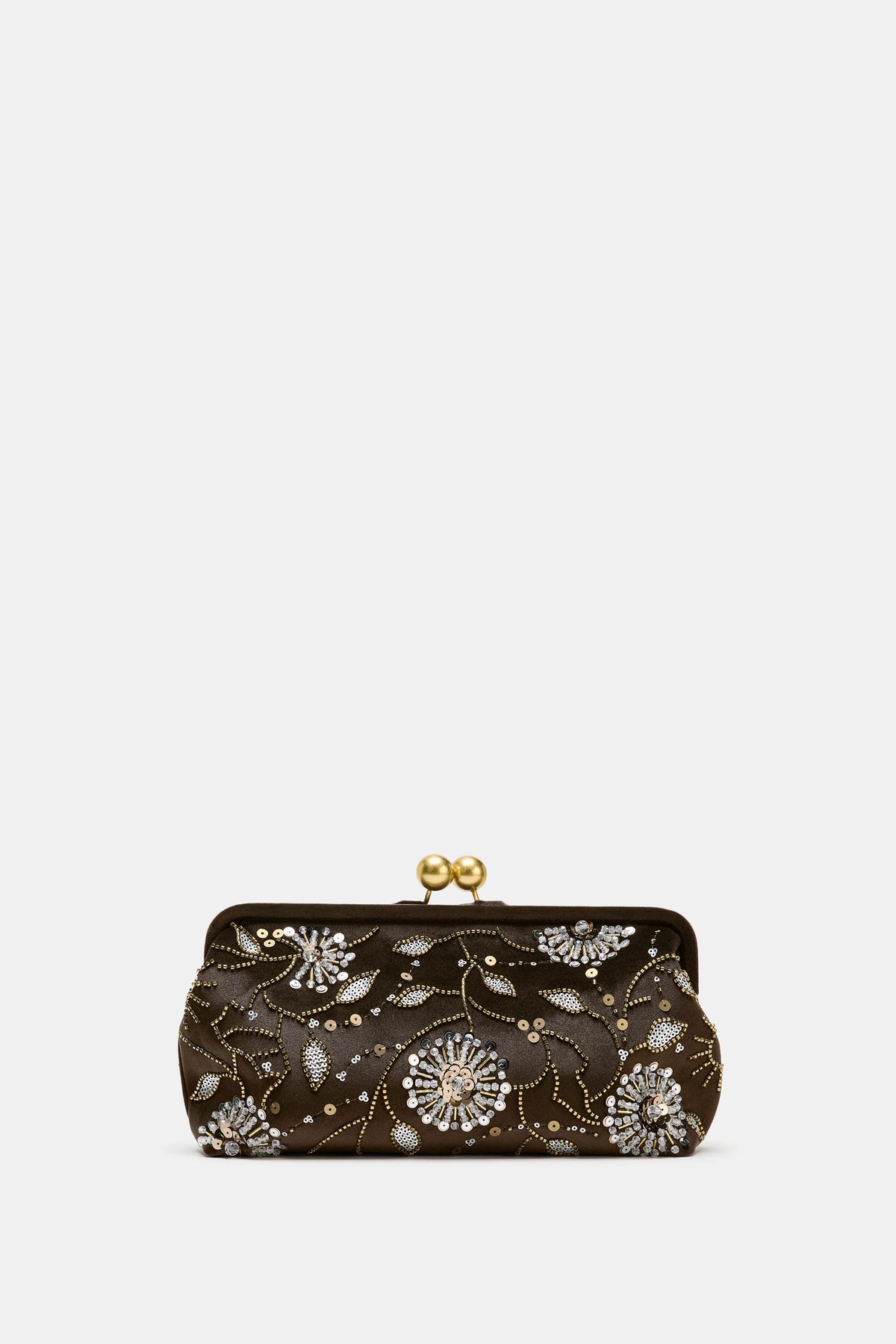 Appliqué Clutch Bag