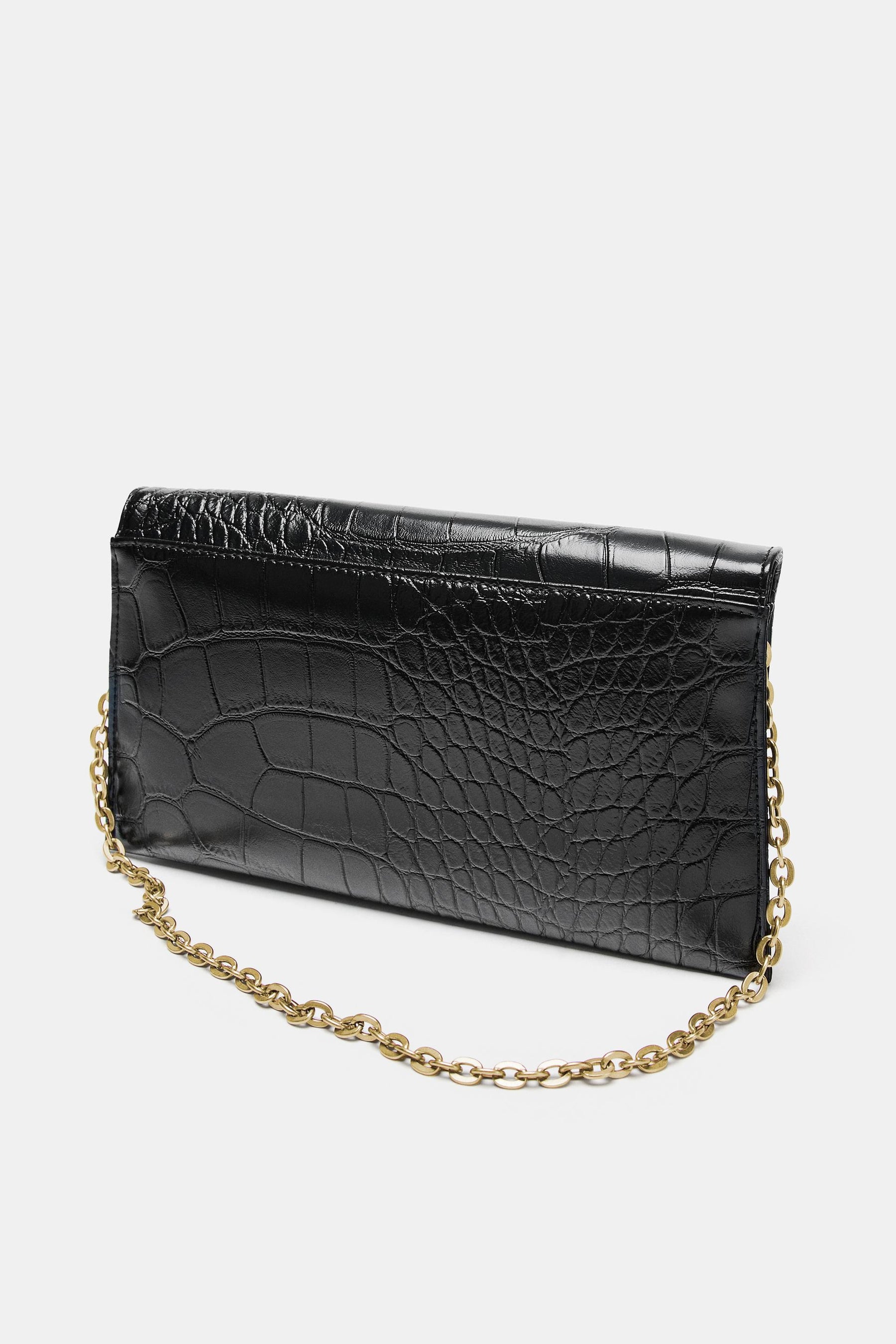 EMBOSSED FLAP BAG