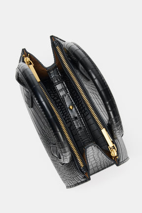 Embossed Mini City Bag