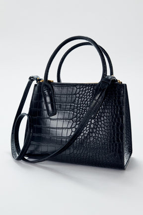 Embossed Mini City Bag