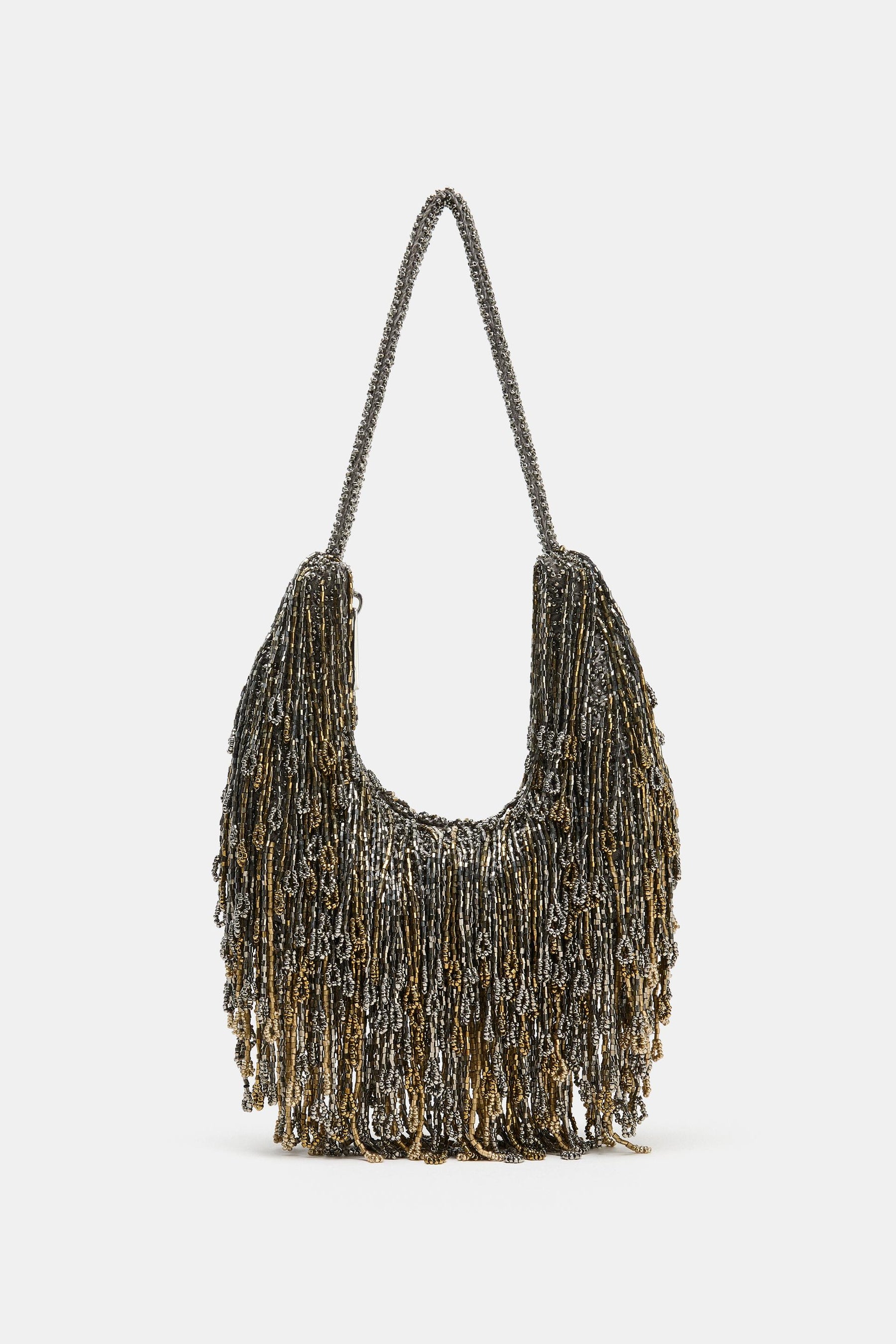 FRINGED SHOULDER BAG