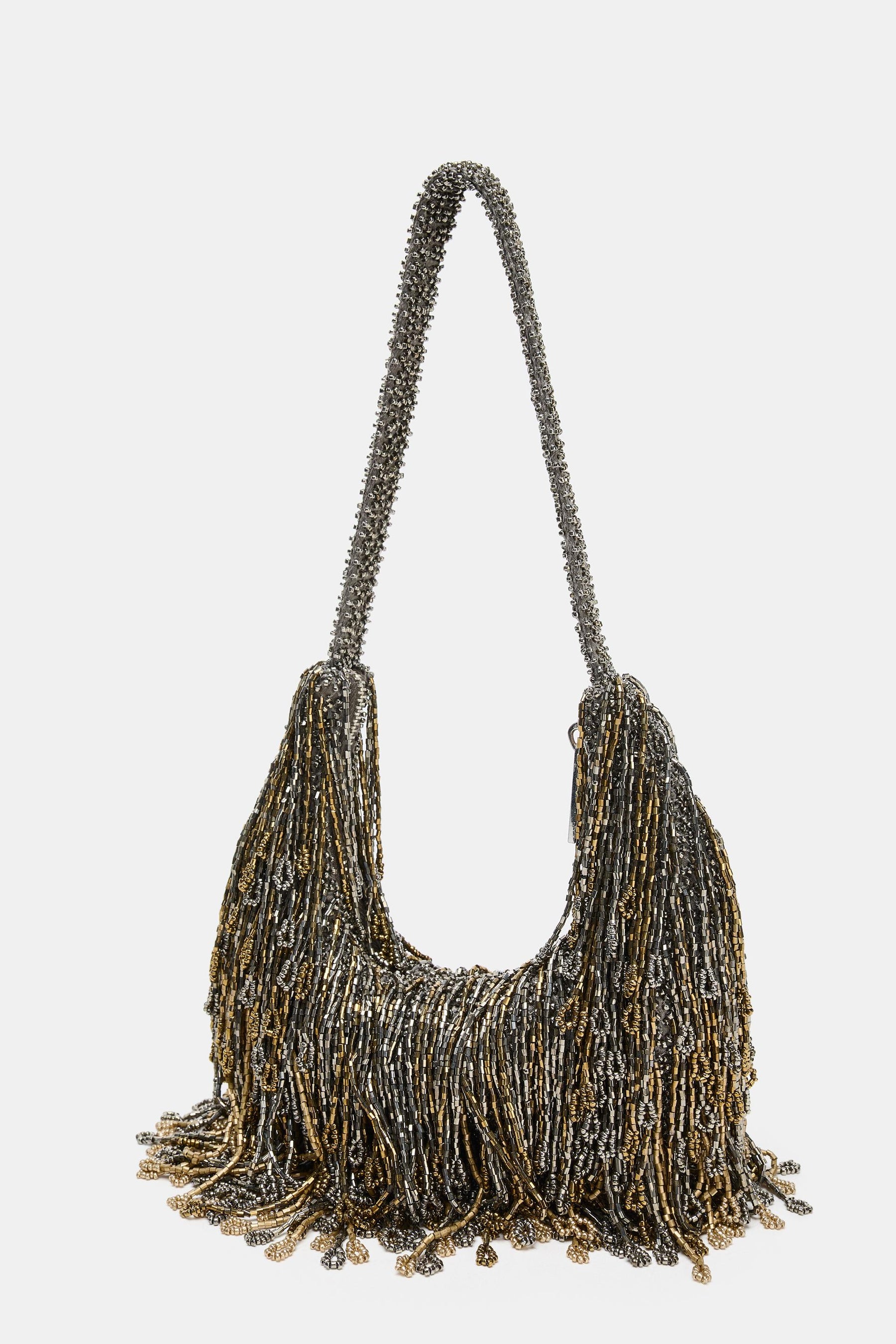FRINGED SHOULDER BAG