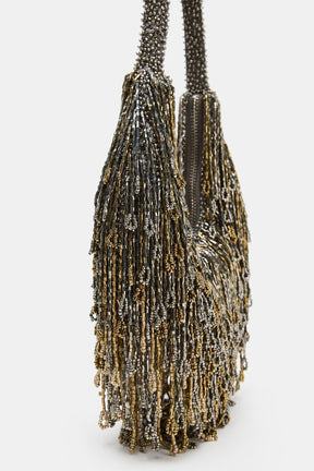 FRINGED SHOULDER BAG