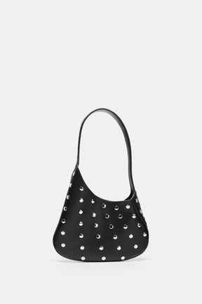Studded shoulder bag