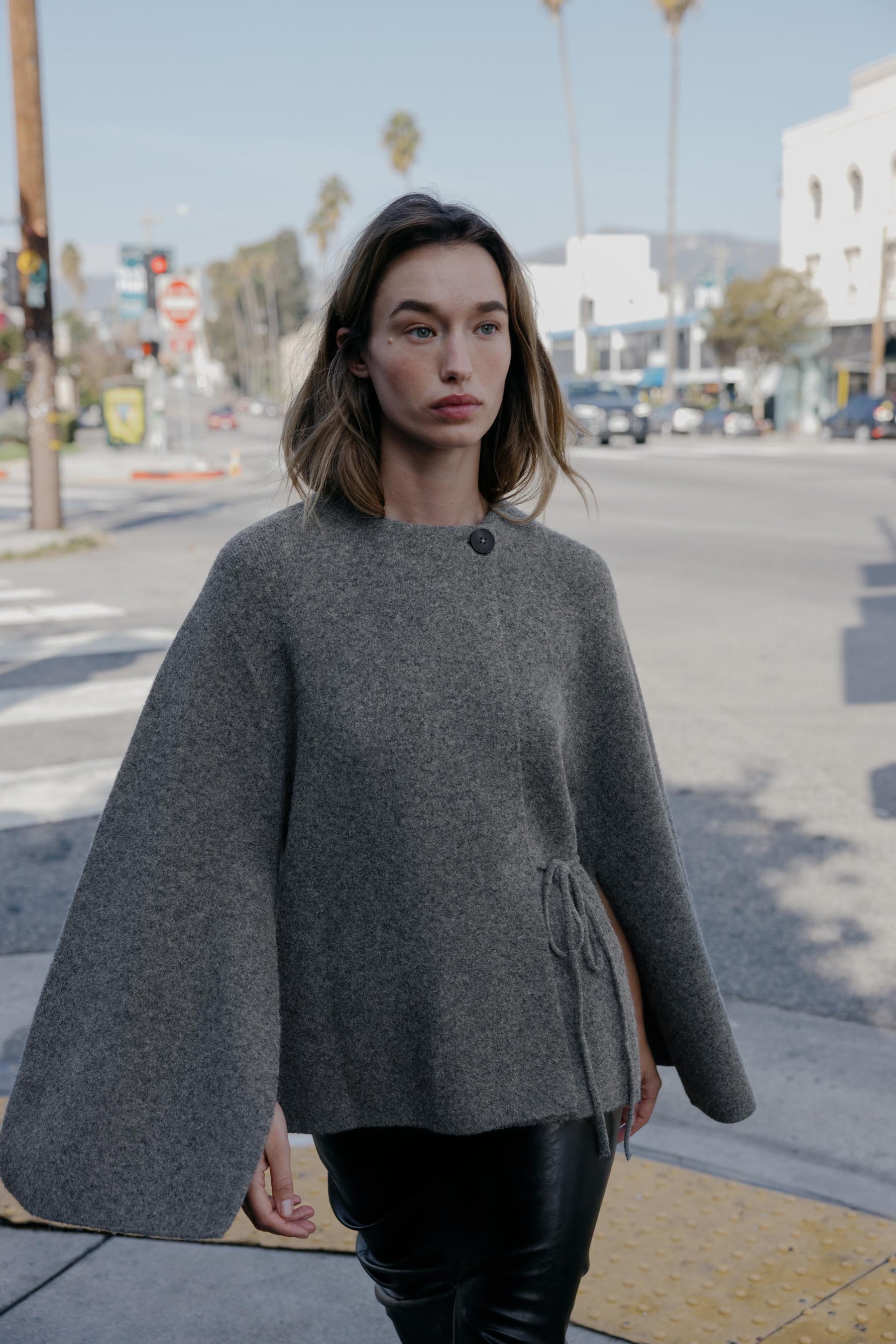 Slit Sleeve Cardigan