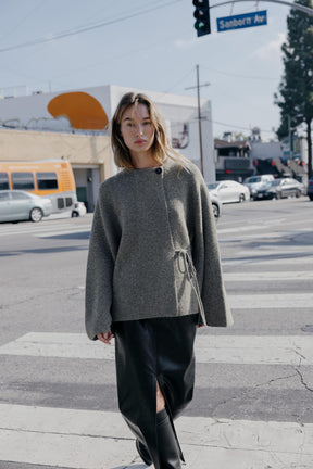 Slit Sleeve Cardigan